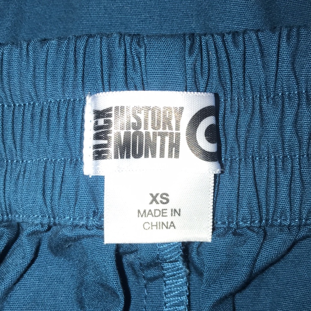 Target House of Aama High Rise Cropped Pull On Teal Pants Various Sizes | NWT - Picture 7 of 7